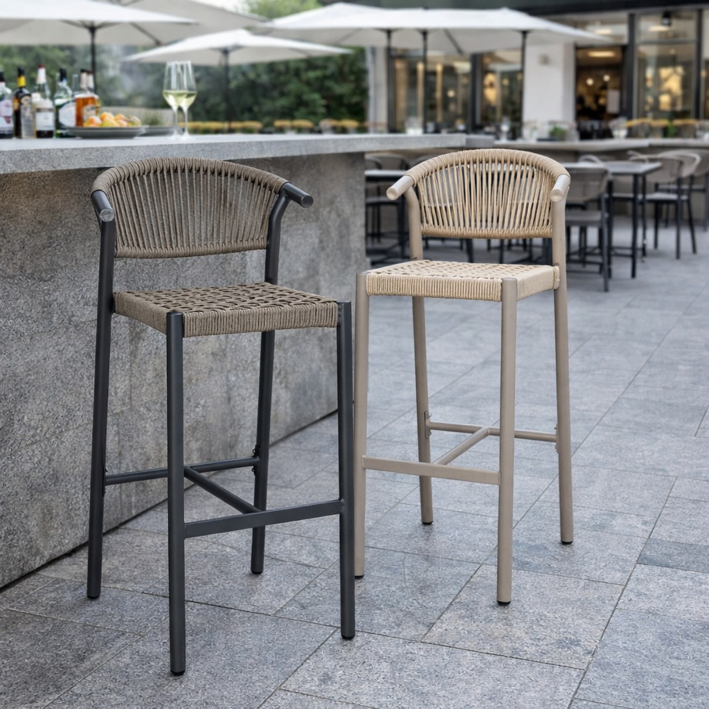 Barcelona Outdoor Stacking Bar Stool