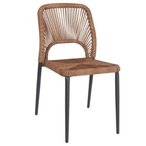 Cancun Rope Outdoor Stacking Side Chair
