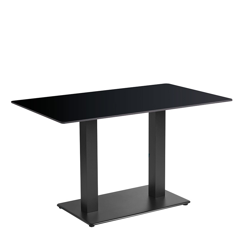Extrema Black Complete Outdoor Anzio Dining Table - 4 Sizes