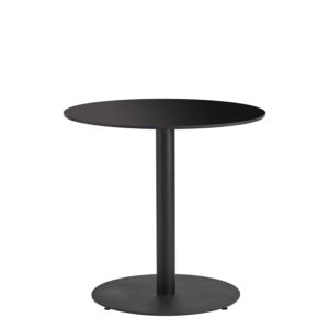 Extrema Black Complete Outdoor Boston Dining Table - 690 Round