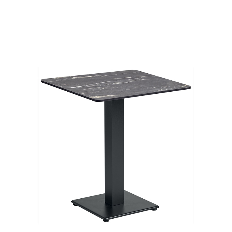 Extrema Black Marble Effect Complete Outdoor Anzio Dining Table - 4 Sizes