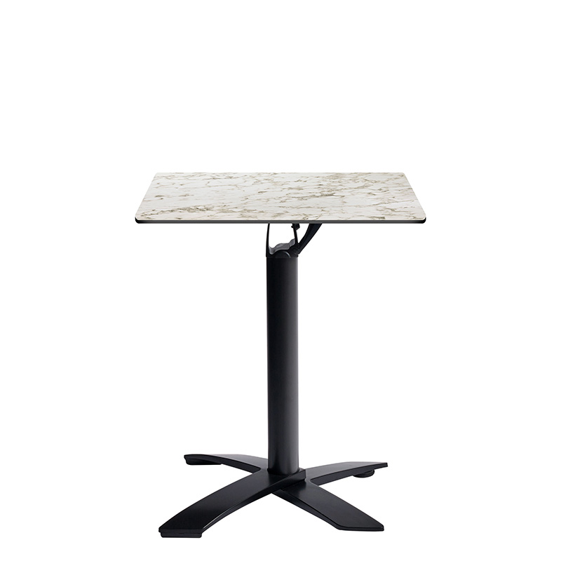 Extrema Carrara Marble Effect Complete Outdoor Fliptop Dining Table - 4 Sizes