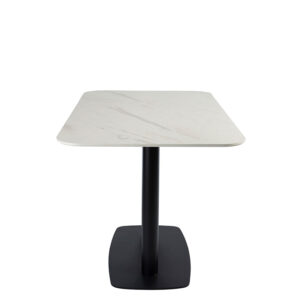 Extrema Premium White Marble Complete Outdoor Boston Dining Table - 4 Sizes