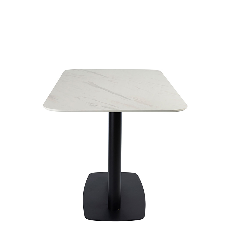 Extrema Premium White Marble Complete Outdoor Boston Dining Table - 4 Sizes