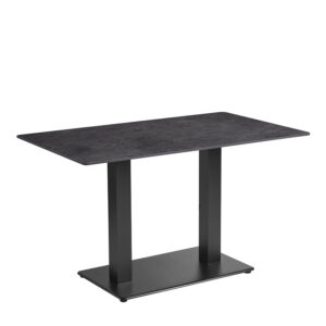 Extrema Metallic Anthracite Complete Outdoor Anzio Dining Table - 4 Sizes