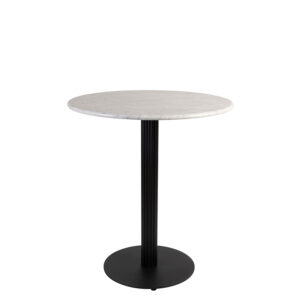 Fluted Genuine Marble Round Dining Table - 2 Top Sizes