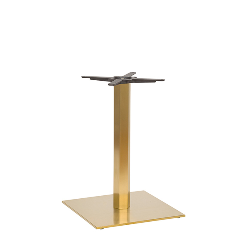 Luxor Large Square Table Base with Hexagonal Column - Various Heights