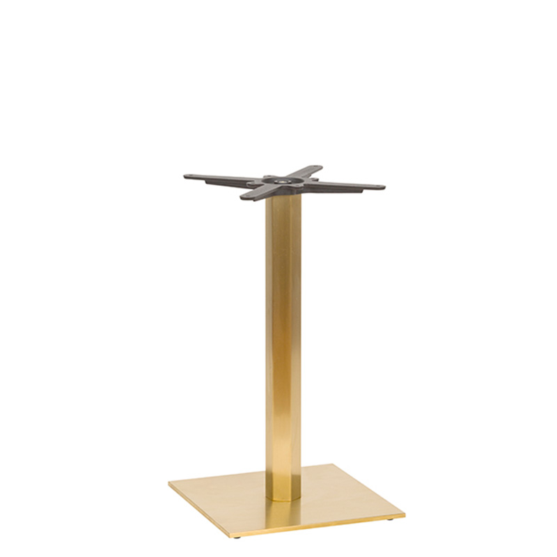 Luxor Small Square Table Base with Hexagonal Column - Various Heights