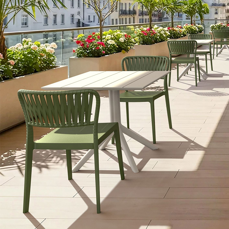 Portu Outdoor Stacking Side Chair - Stylish and Durable