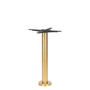 RegalRoot Brass Floor Fix Table Base - Dining Height