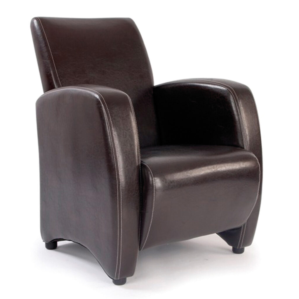 Core Lounge Medium Back Visitor Armchair – Brown