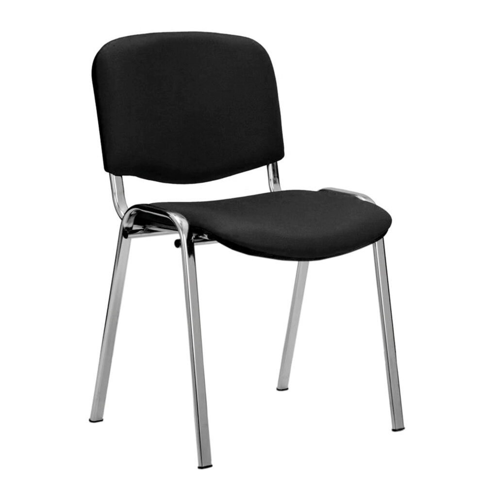 SpaceSaver Vinyl Stack Chair – Chrome Frame- Minimum Order Quantity -10