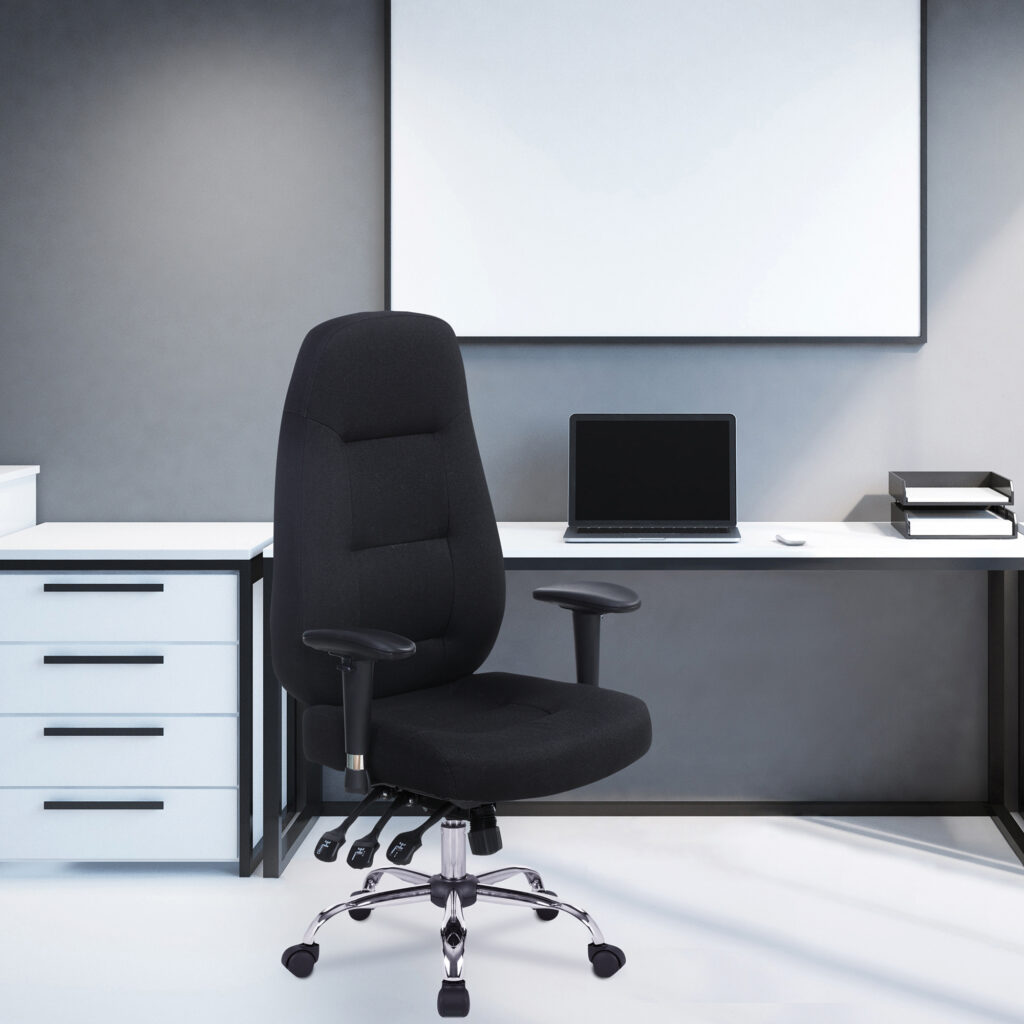 Babylon 24 Hour Ergonomic Operator Chair with Synchronous Mechanism & Chrome Base