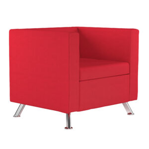 Red Alps Single Seater Metal Frame Modular Reception Sofa