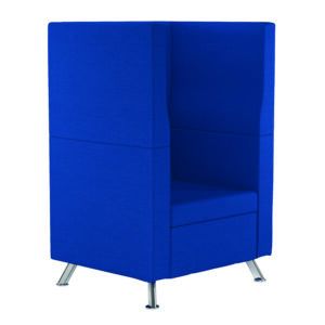 Blue Andes Single Seater Metal Frame Modular Reception Booth