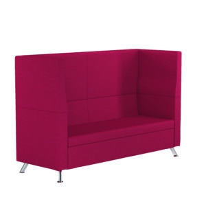 Purple Andes Single Seater Metal Frame Modular Reception Booth