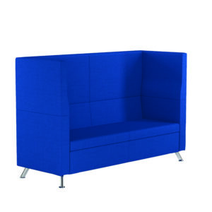 Blue Andes Two Seater Metal Frame Modular Reception Booth