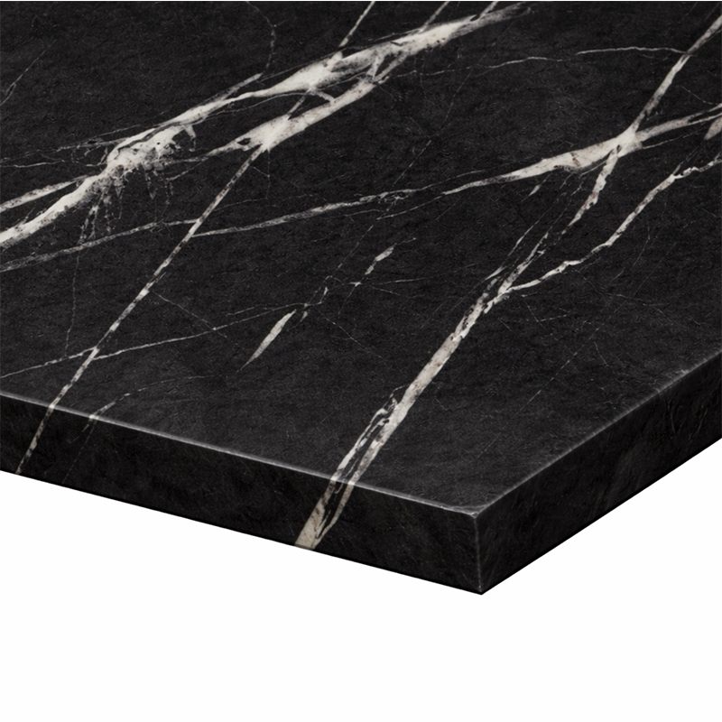 Black Pietra Grigia 700mm Square Table Top – Durable 18mm MFC Tuff Top
