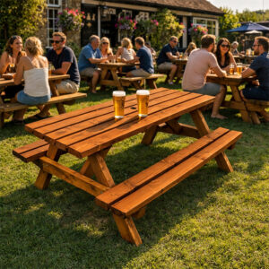 Emperor 6 Seater Standard A Frame Picnic Bench
