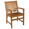 Acacia Wood Outdoor Armchair