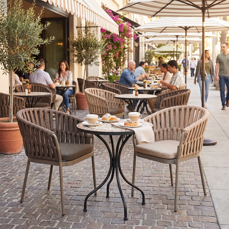 St Tropez Soft‑Weave Armchair – Elegant Outdoor Seating