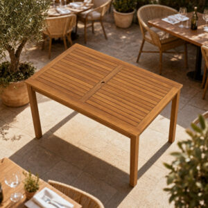 Hardy Rectangular Outdoor Dining Table - 1400 x 800mm