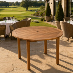 Hardy Round Outdoor Dining Table - 1100mm Diameter
