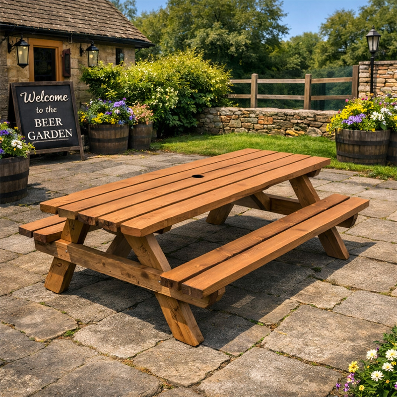 Emperor 8 Seater Standard A Frame Picnic Bench