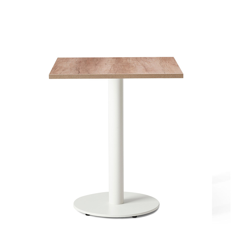 Vale Bianco Complete Dining Table – 700mm Square