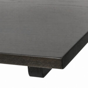 25mm Solid Ash Table Top - Black Stain