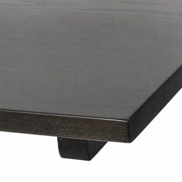 25mm Solid Ash Table Top - Black Stain