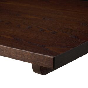25mm Solid Ash Table Top - Mahogany Stain