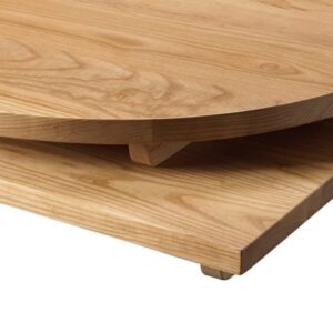 25mm Solid Ash Table Top - Oak Stain