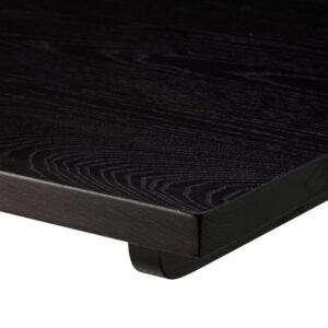 25mm Solid Ash Table Top - Wenge Stain