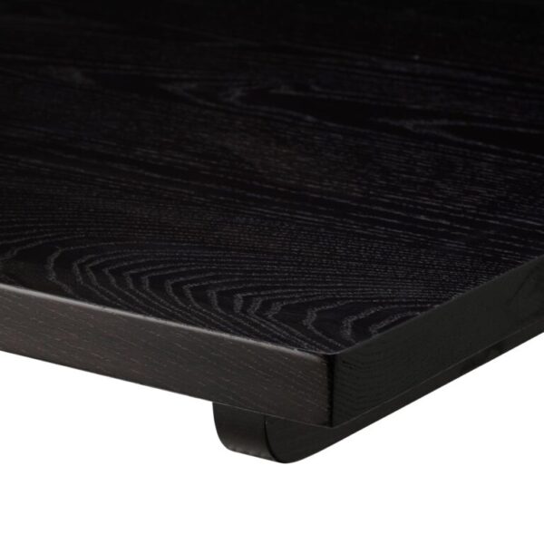 25mm Solid Ash Table Top - Wenge Stain