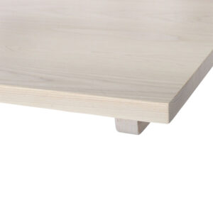 25mm Solid Ash Table Top - White Stain