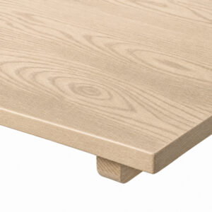 25mm Solid Ash Table Top - Light Cashmere Stain
