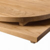 34mm Solid Ash Table Top - Oak Stain