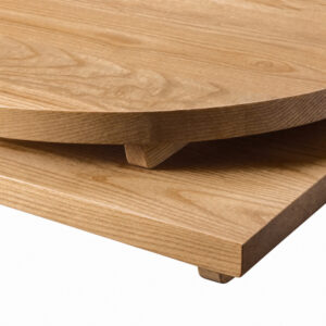 34mm Solid Ash Table Top - Oak Stain