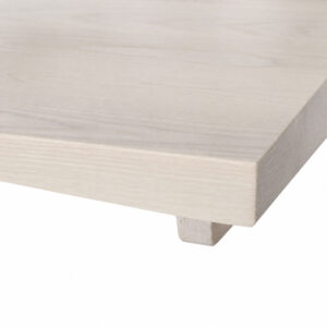 34mm Solid Ash Table Top - White Stain