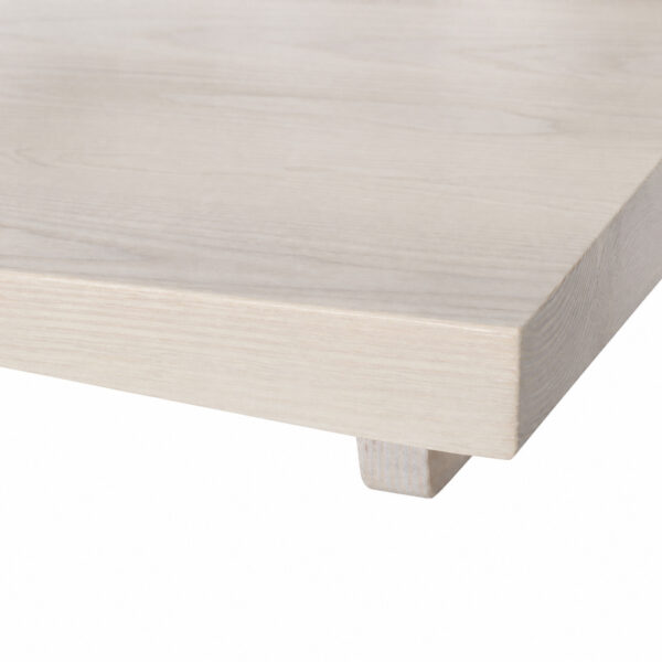 34mm Solid Ash Table Top - White Stain