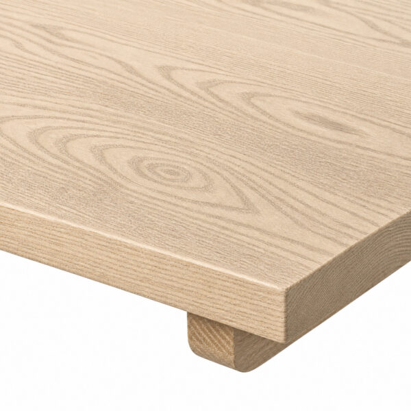 34mm Solid Ash Table Top - Light Cashmere Stain