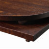 34mm Solid Ash Table Top - Walnut Stain