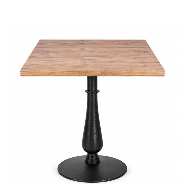 Southwold Square Dining Table with Bramberg Pine Top with Matching Edge