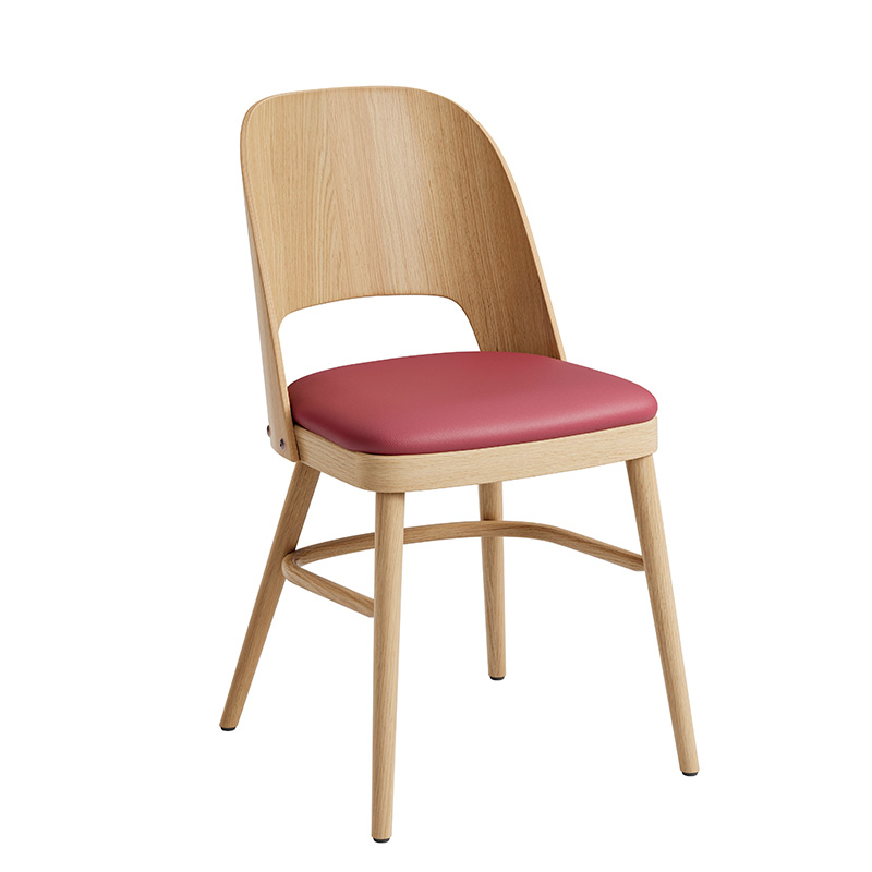 Aksel Scandinavian Side Chair – Beech Wood Frame | Oak Finish