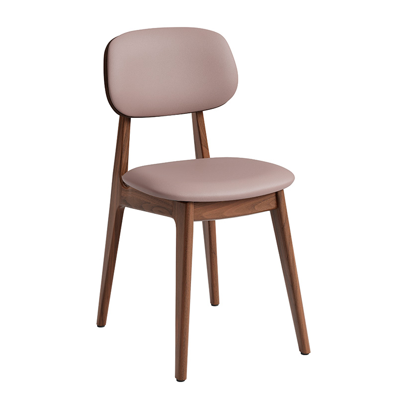 Magnus Scandinavian Side Chair – Beech Wood Frame | Walnut Finish