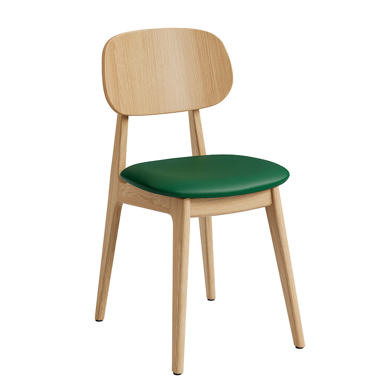 Solveig Scandinavian Side Chair – Beech Wood Frame | Oak Finish Frame and Back